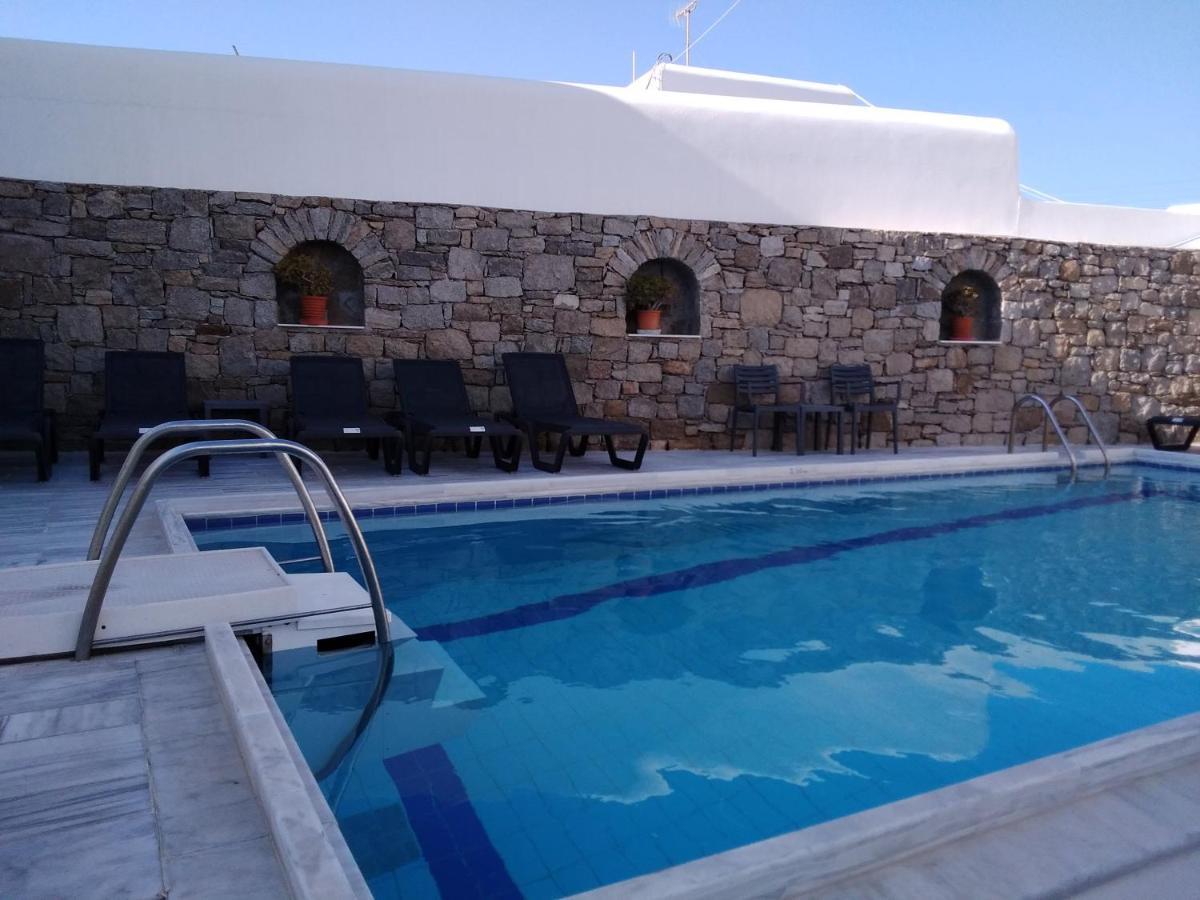 Celeste Apartments Ornos  Bagian luar foto