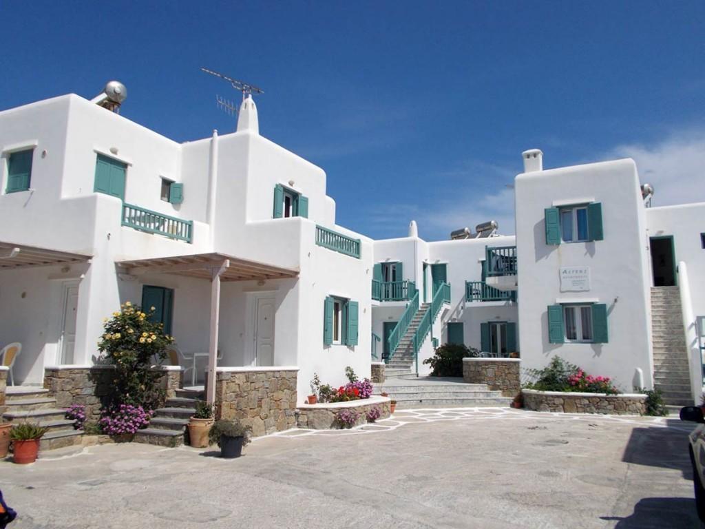 Celeste Apartments Ornos  Bagian luar foto